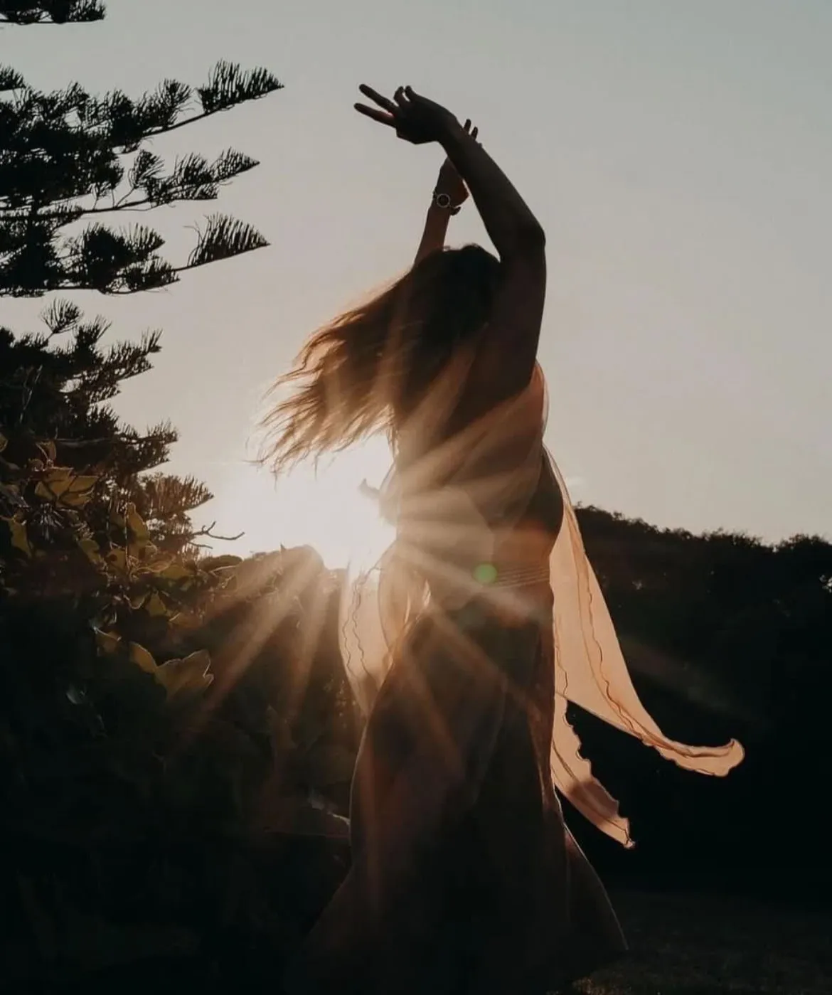 Rooftop sunset yoga in Puglia